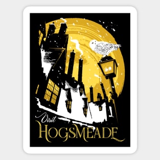 Visit Hogsmeade (yellow) Sticker